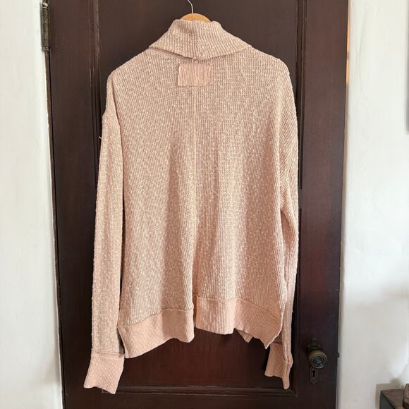 FREE PEOPLE | We The Free Tommy Turtleneck Sweater in Toasted Almond | medium - Picture 8 of 8